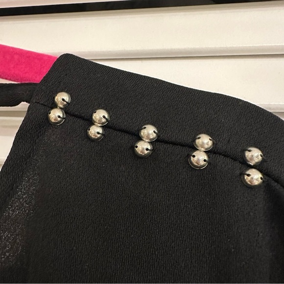 H&M Black Studded Dressy Top - Picture 2 of 6